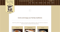 Desktop Screenshot of cubanbakerydfw.com